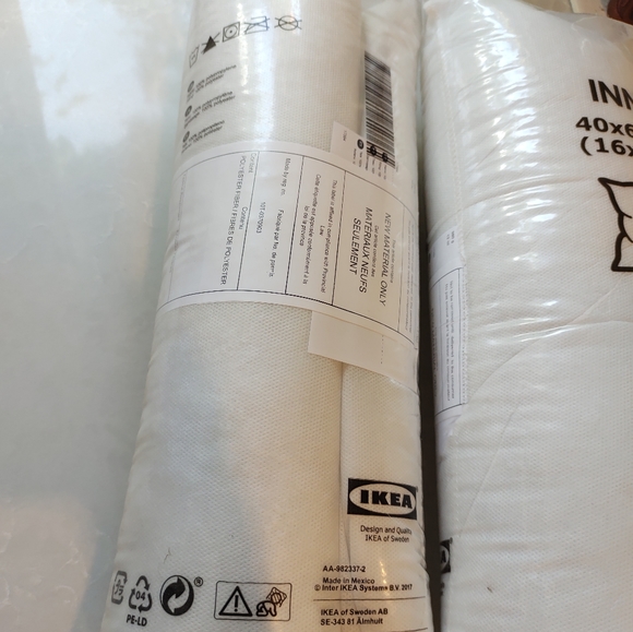 IKEA Pillow Inserts (2) 16" x 26" Throw Cushions - Picture 3 of 5